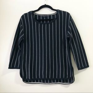 Rag and Bone Striped Regan Sweater Top